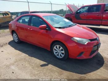  Salvage Toyota Corolla