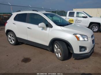  Salvage Chevrolet Trax