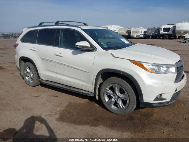  Salvage Toyota Highlander