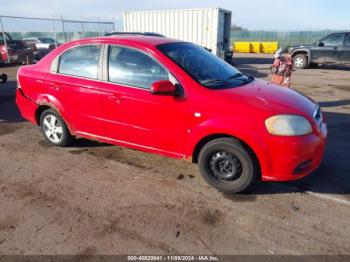  Salvage Chevrolet Aveo