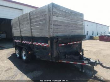  Salvage Pj Trailers Dump Trailer