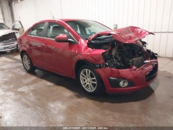  Salvage Chevrolet Sonic