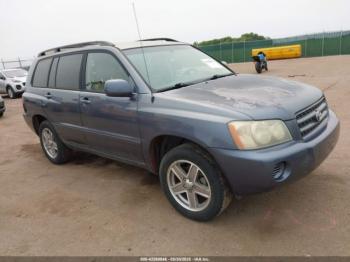  Salvage Toyota Highlander