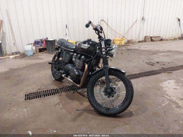  Salvage Triumph Motorcycle Bonneville