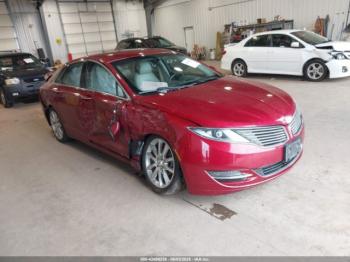  Salvage Lincoln MKZ Hybrid