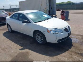  Salvage Pontiac G6