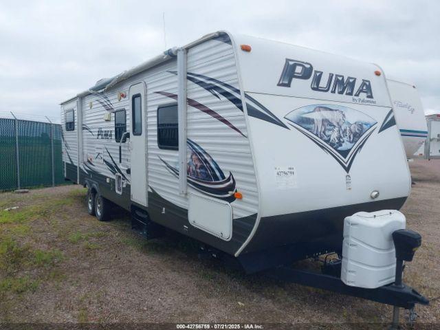  Salvage Puma Pt31dbts Travel Trailer