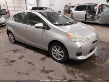  Salvage Toyota Prius c