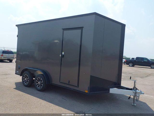  Salvage Impact Trailers 14 Enclosed