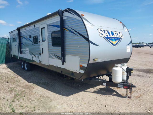  Salvage Forest River 8x32 Salem Travel Trailer