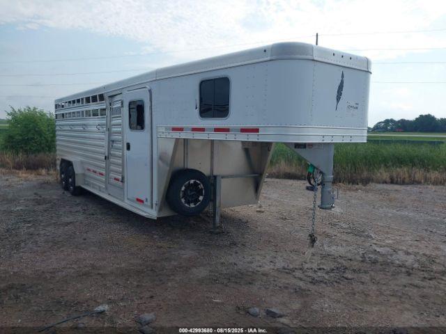  Salvage Featherlite Horse Trailer