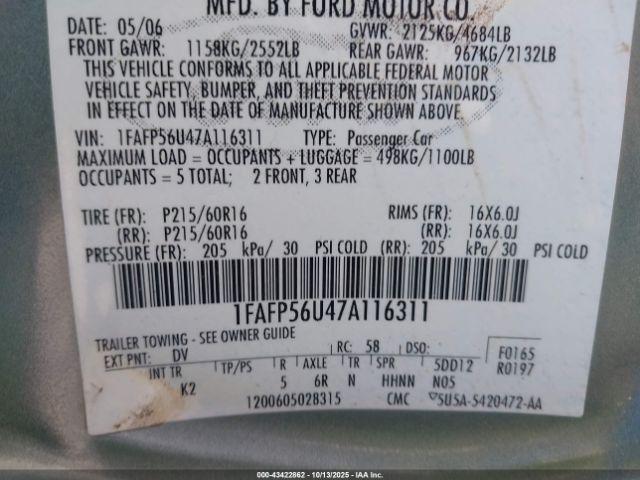 Ford Taurus Sel Image 8