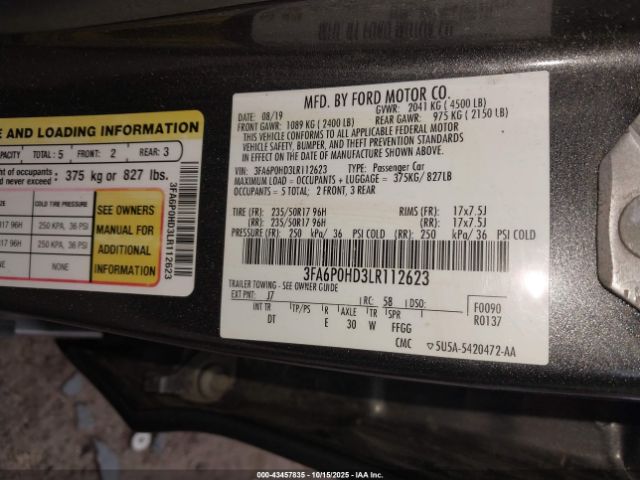 Ford Fusion Se Image 9