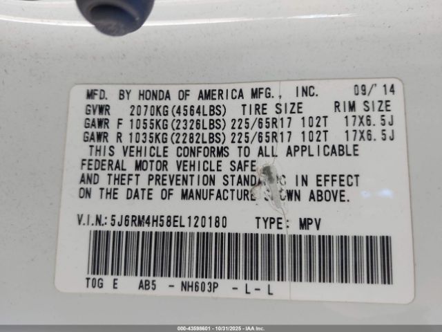 Honda CR-V Ex Image 7