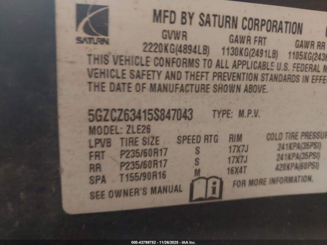 Saturn Vue V6 Image 8