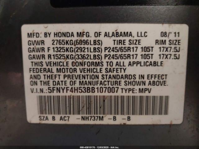 Honda Pilot Ex-l Image 14